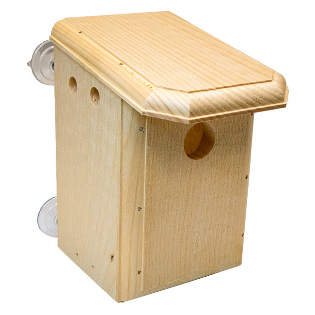 Birdhouse, The Window Nest Box with Nest Lift