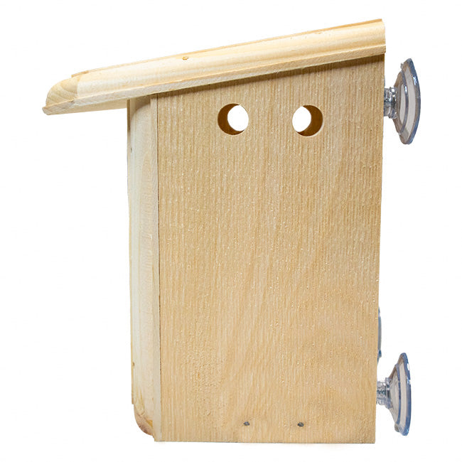 Birdhouse, The Window Nest Box with Nest Lift