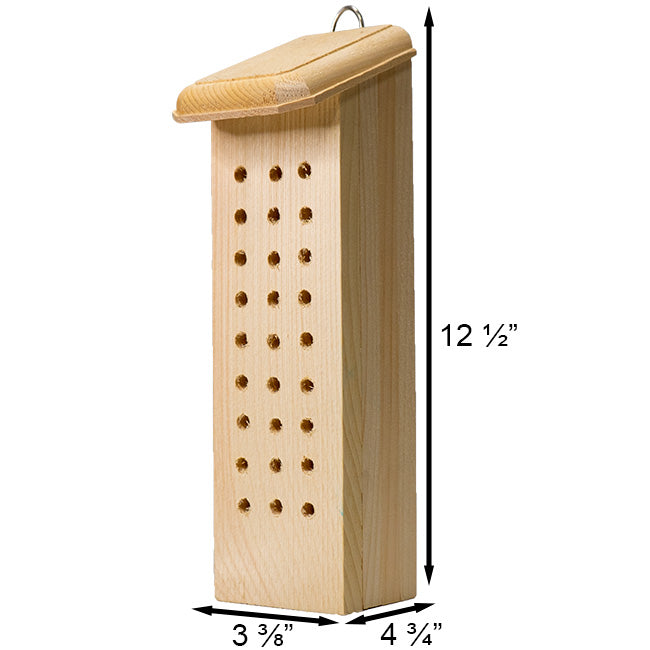 Dimensions of Simple Bee Nesting House