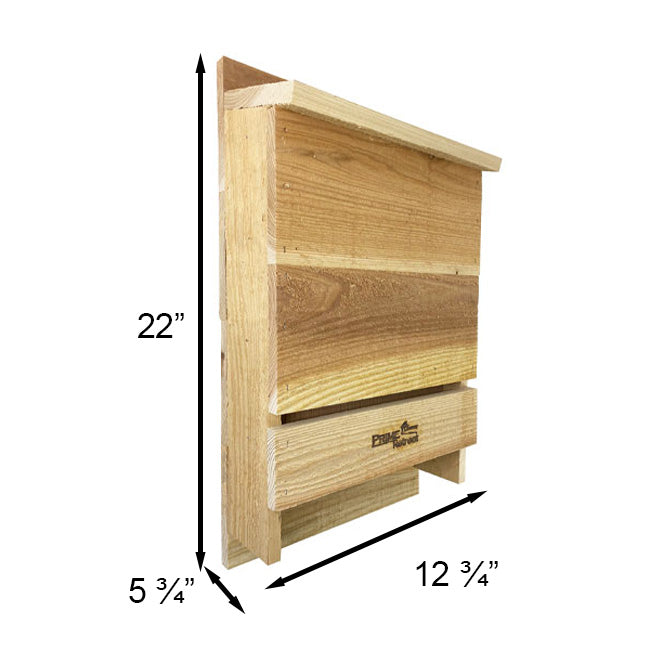 Bat House, The Classic Triple-Celled Cedar (sized for up to for 200 Bats)*