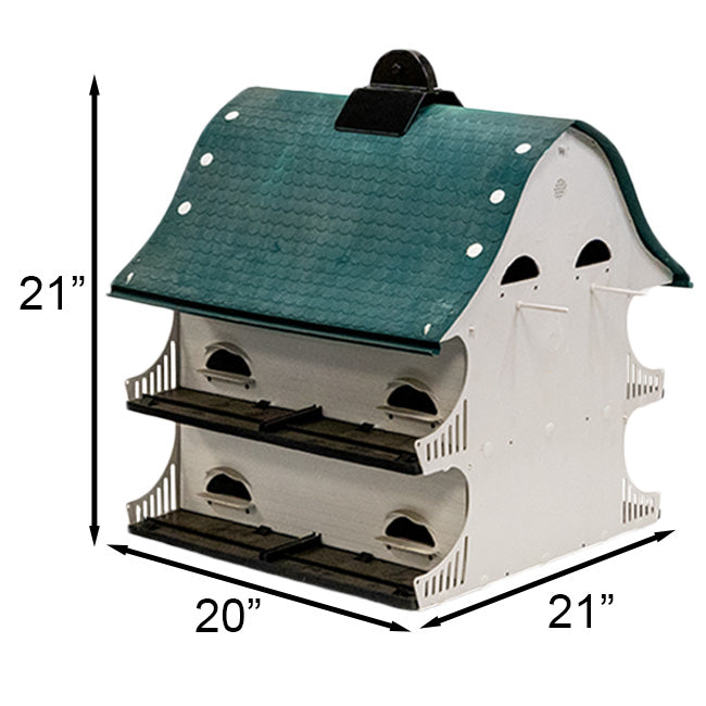 Purple Martin Home, The Skyward Martins measurements