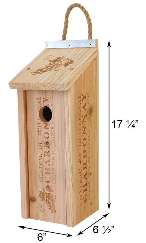 Bluebird Birdhouse, The Wine Crate