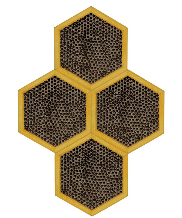 Mason Bee House, The Honey Comb Modular