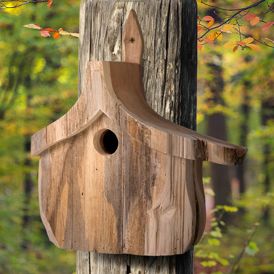 Bluebird Birdhouse, The Rustic Cedar One