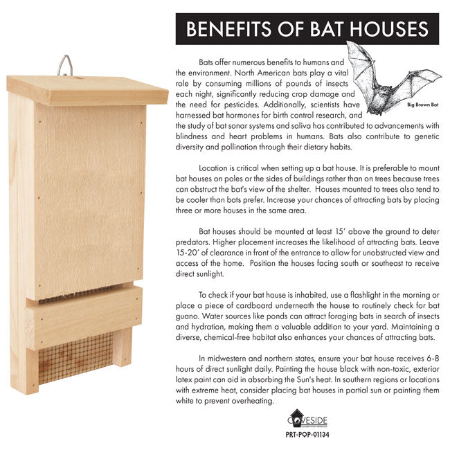 Bat House, The Condominium (sized for up to 50 bats)