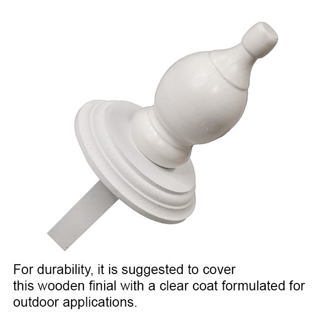 finial for Birdhouse for Song Birds, Three Color Options www.wingandhive.com